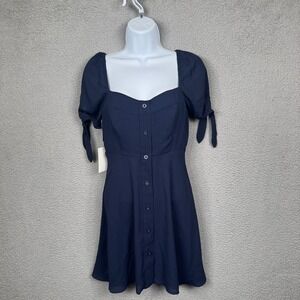 Aritzia Sunday Best Dress Womens 0 Blue Imogen Mini Romantic‎ Feminine Coquette